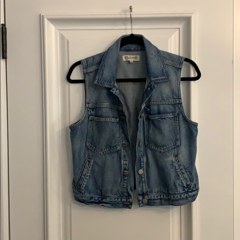 Denim vest by madewell